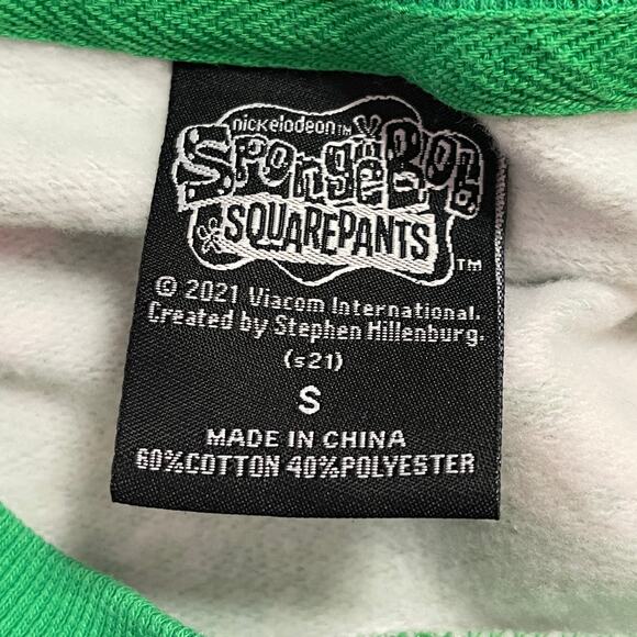 Nickelodeon Sponge Bob Squarepants Ugly Christmas Sweatshirt Size Small - Picture 4 of 5